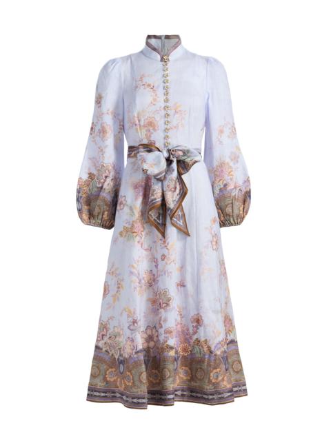 zimmermann dawning buttoned midi dress Zimmermann DAWNING BUTTONED MIDI DRESS - 9143DS252MLTHYD