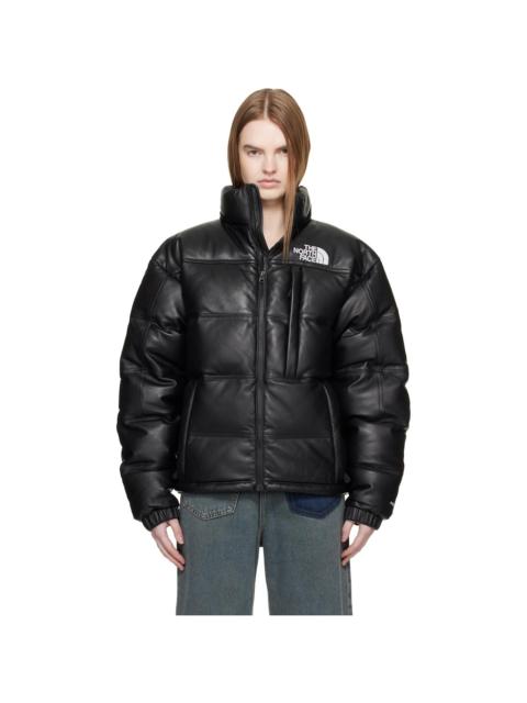 The North Face Black Leather Pack Summit Series Down Jacket