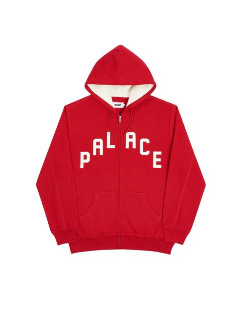 PALACE ALAS ZIP HOOD RED