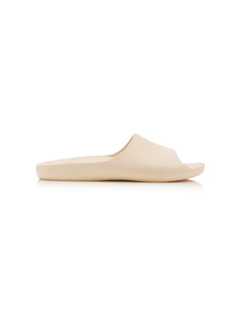The Row Ama Foam Slide Sandals white