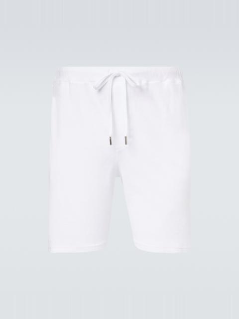 FEDELI Cotton terry shorts