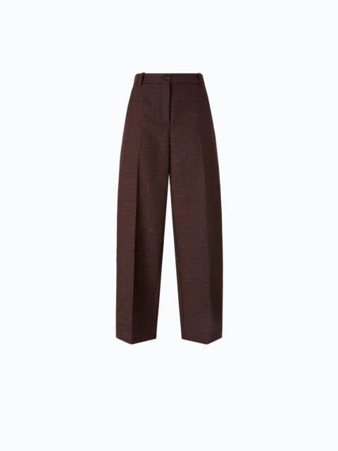 PINKO BARREL-FIT TROUSERS IN SLUB CANVAS