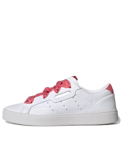 adidas (WMNS) 아디다스 오리지널 Sleek 화이트/핑크 FY6679