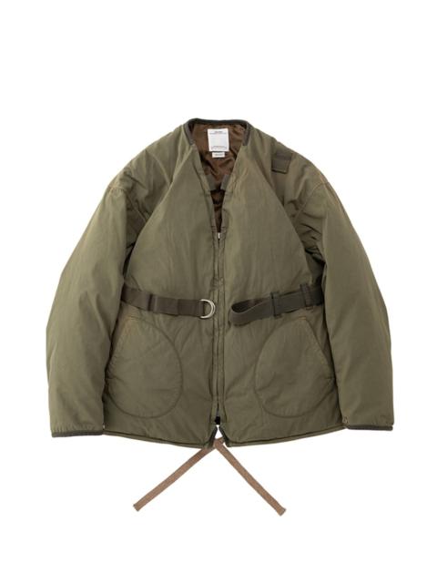 visvim HELI CREW DOWN SHIRT JKT GREEN | REVERSIBLE