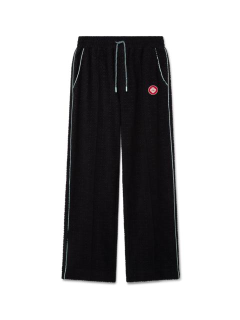 CASABLANCA Monogram Jacquard Towelling Trousers