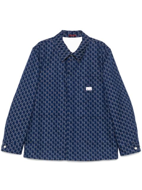 GUCCI GG Shadow-jacquard cotton jacket