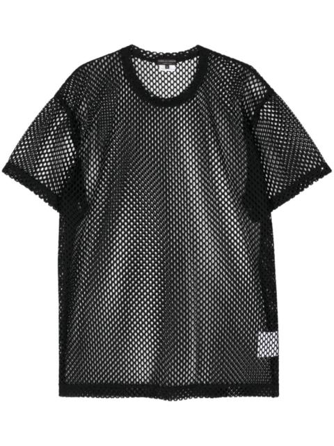 Comme des Garçons Homme Plus crew-neck mesh T-shirt