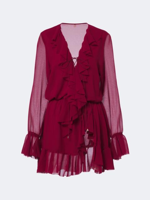 BANANHOT Bellen ruffled minidress