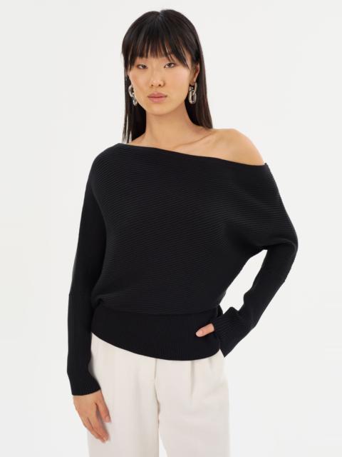 LAMARQUE LORRAINE | Knit Off Shoulder Top