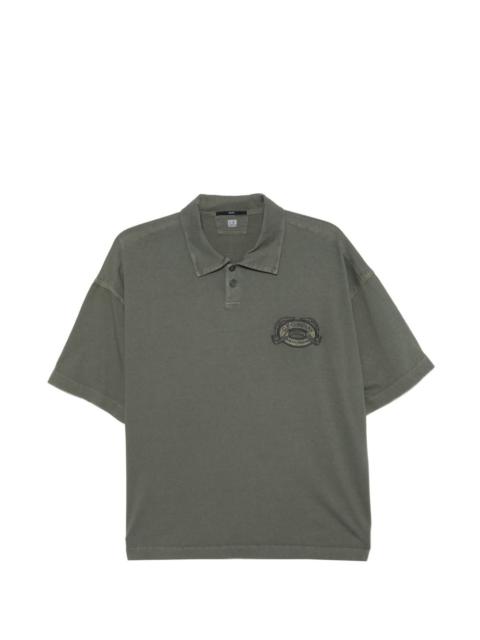 C.P. Company embroidered polo shirt