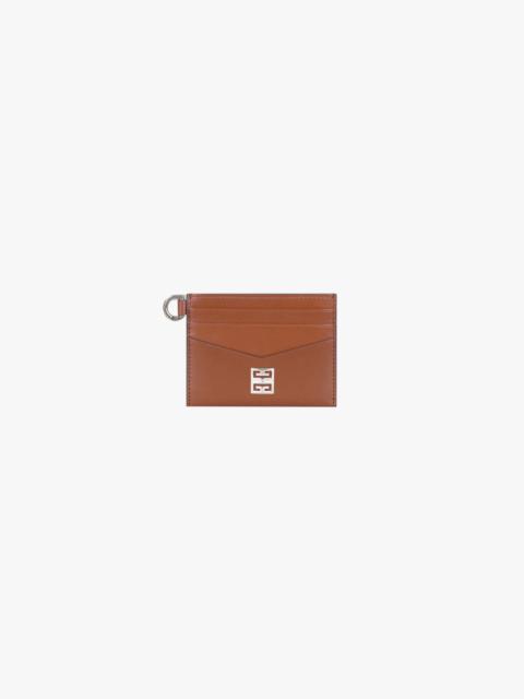 Givenchy 4G CARD HOLDER IN BOX LEATHER