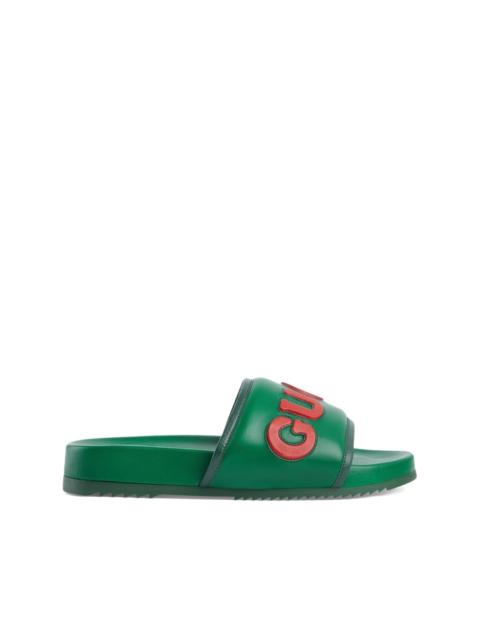 GUCCI Gucci patch slides