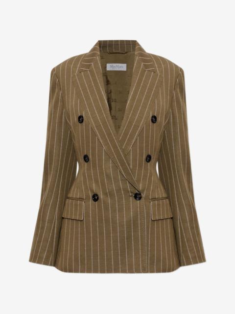 Max Mara pinstripe double-breasted jacket