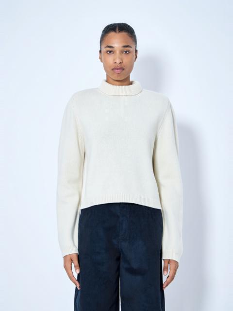 RÓHE Statement Shoulder Cropped Turtleneck