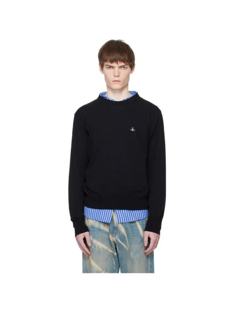 Vivienne Westwood Black Alex Round Neck Sweater