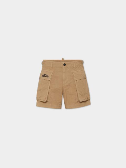 DSQUARED2 ICON NEW GENERATION DOUBLE POCKET CARGO SHORTS