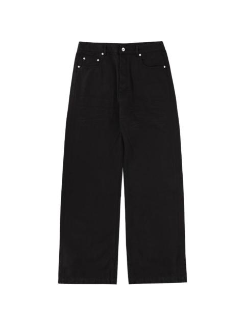 Rick Owens DRKSHDW button-fastening cotton jeans