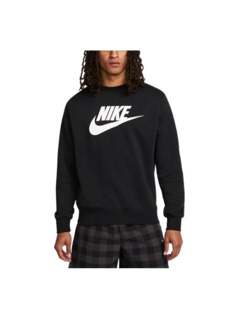 Nike Nike logo crew neck sweatshirt 'Black' DQ4913-010