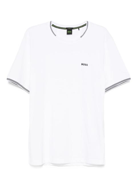 tipped crew-neck t-shirt