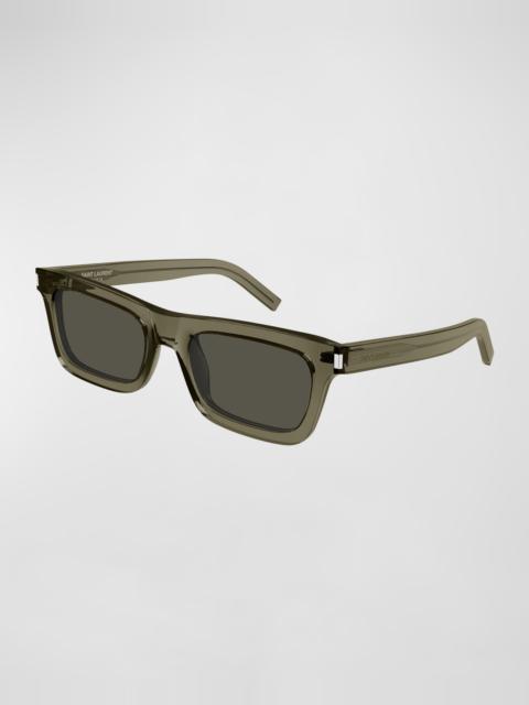 SL 461 Acetate Rectangle Sunglasses