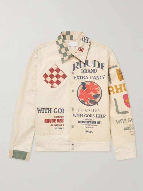 Rhude Printed Cotton-Canvas Jacket