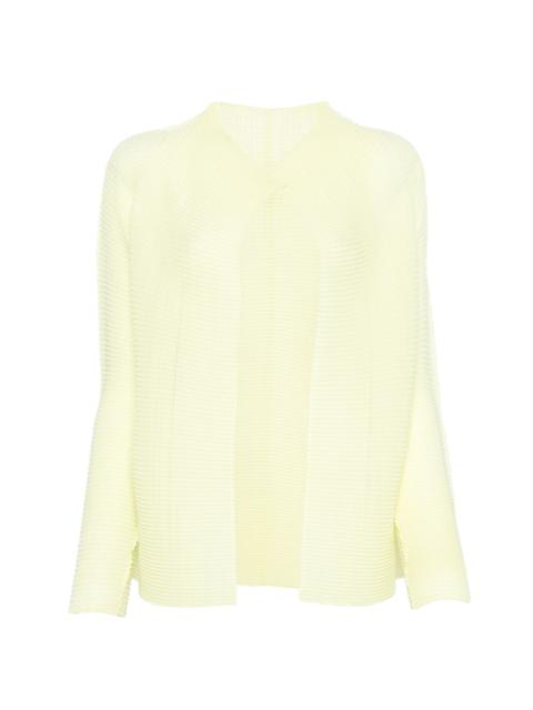 ISSEY MIYAKE open-front long-sleeve jacket