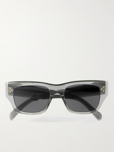CELINE D-Frame Acetate Sunglasses Gray