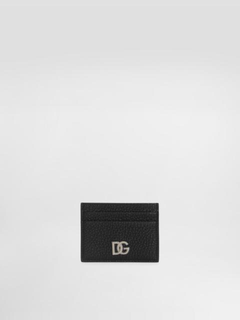 Dolce & Gabbana Calfskin card holder with logo