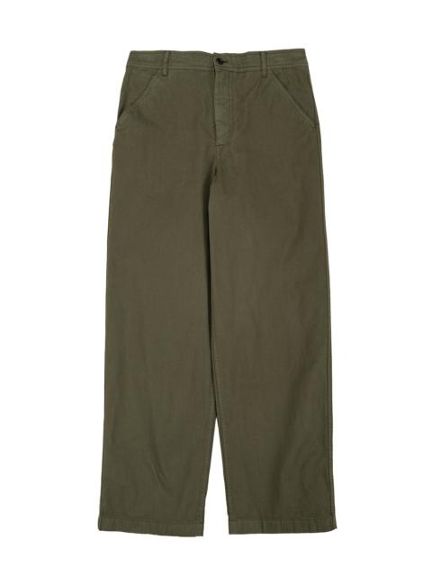 NORSE PROJECTS Kvitfjell Relaxed Cotton Twill Pant Olive Night
