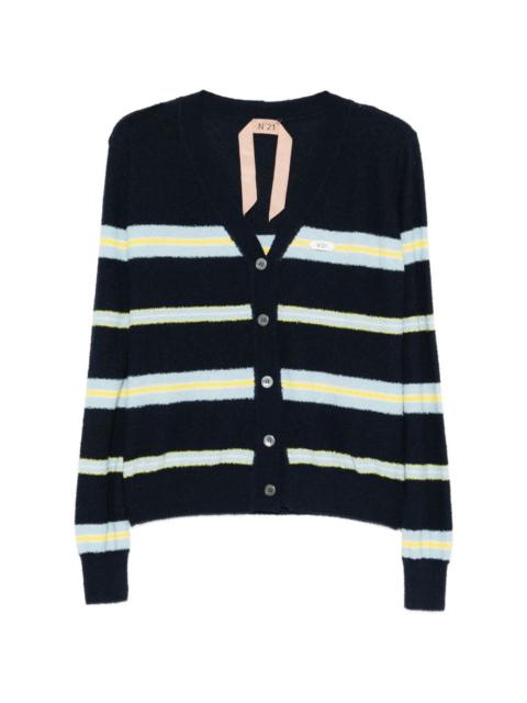 N°21 striped button cardigan