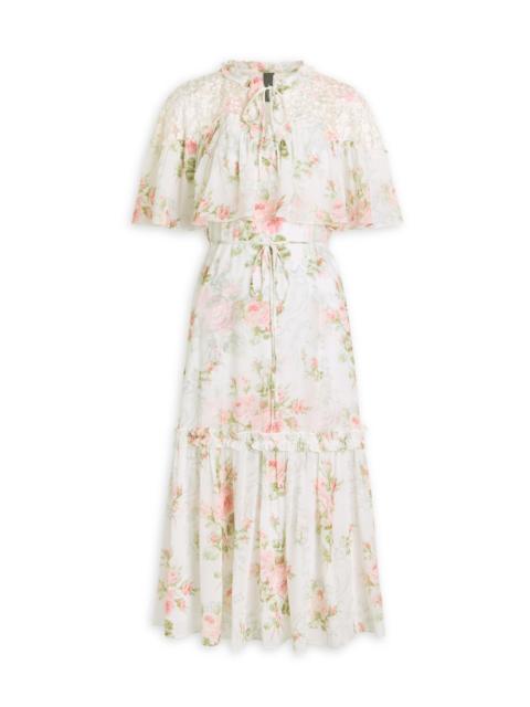 Needle & Thread Needle & Thread Carla Floral-print Chiffon Midi Dress