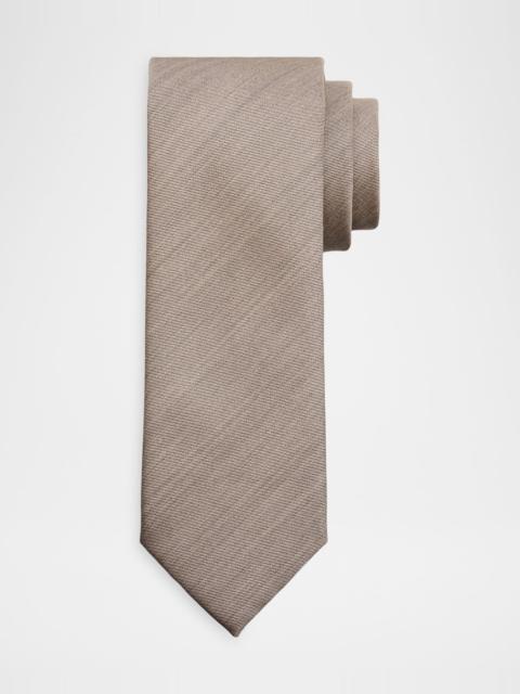 Brioni Men & apos;s Wool and Silk Woven Tie