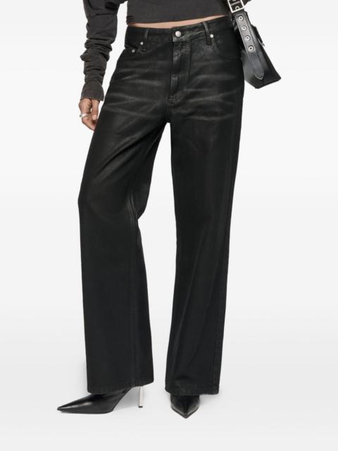 MISBHV Austin coated five-pockets straight-leg jeans