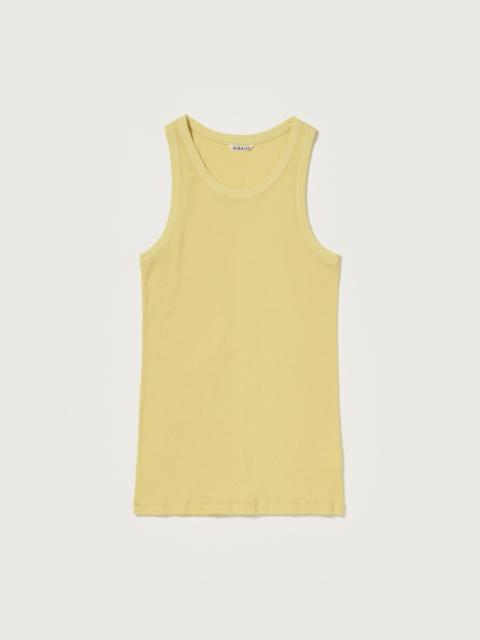 AURALEE ORGANIC SOFT RIB TANK