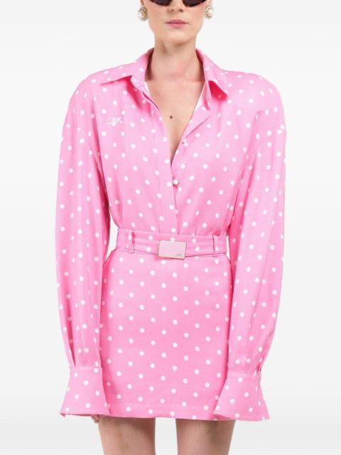 ROWEN ROSE polka-dots oversized shirt