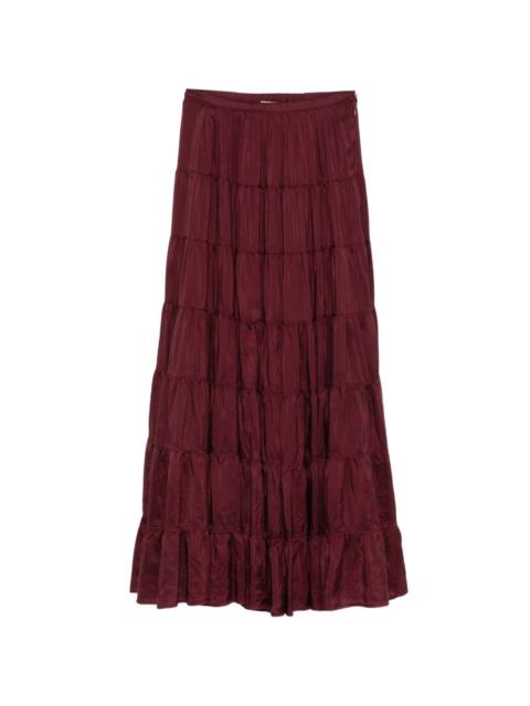 forte_forte tiered maxi skirt