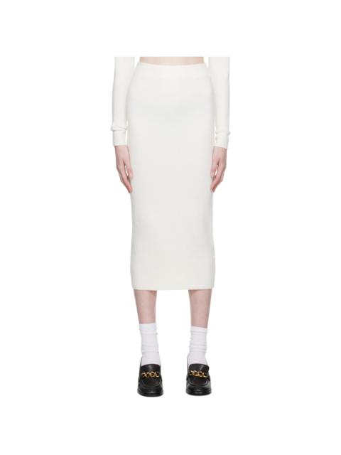 HUGO Off-White Scribe Midi Skirt