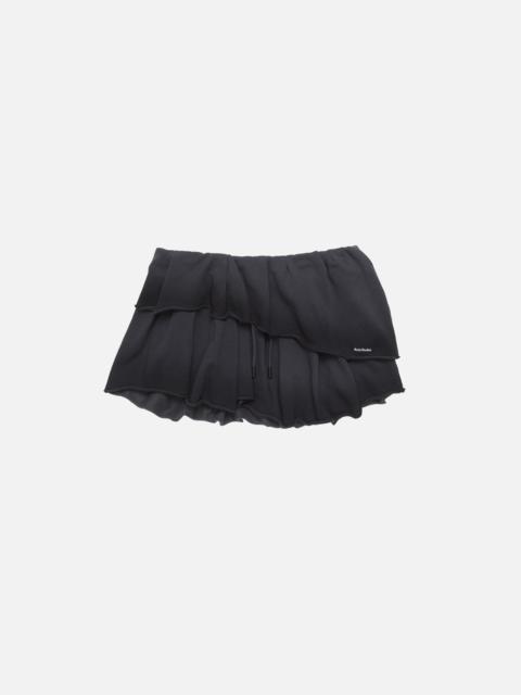 Acne Studios Fleece mini skirt - Faded blue