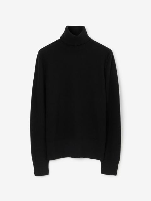 Burberry EKD Wool Cashmere Roll Neck Sweater