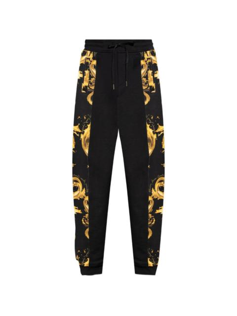 VERSACE JEANS COUTURE Chromo Couture-print drawstring-detail cotton track pants