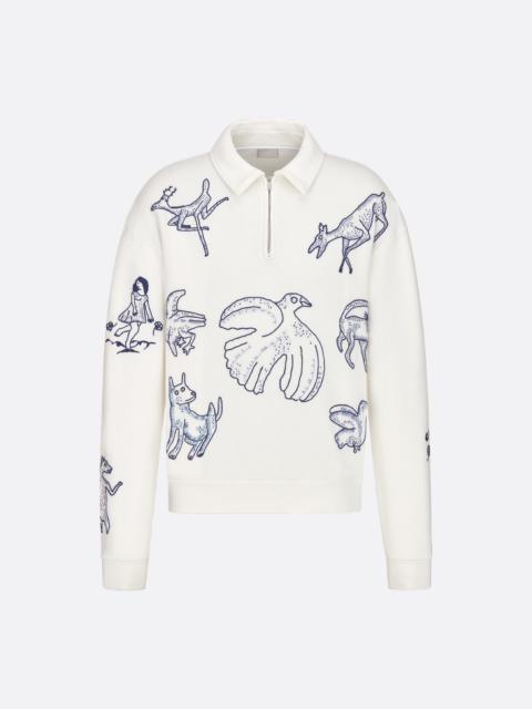 Dior Sweatshirt with Zipped Collar