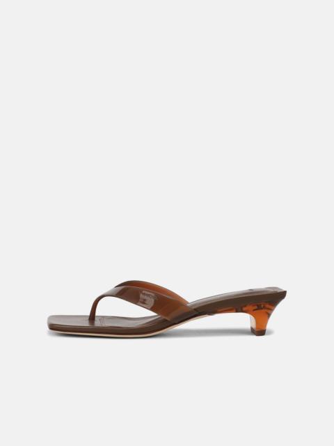 Vince San Juan Jelly Heeled Thong Sandal