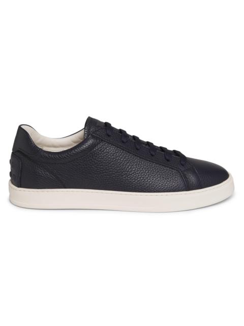 Tod's Men's Moccassino Gomma Leather Sneakers - Blue