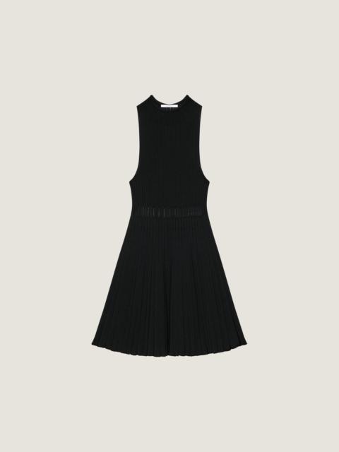 Givenchy MINI DRESS IN KNIT WITH SHEER DETAILS
