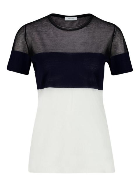 FERRAGAMO colourblock round-neck sweater