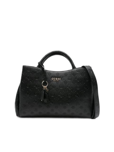 GUESS USA Phoebe 4G Peony logo-plaque tote bag