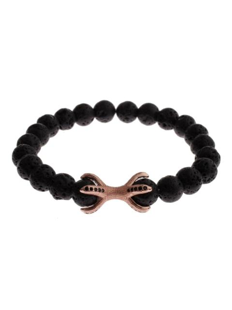 Other brands Bracelet - Rose Gold Talon Pave & Lava Stone