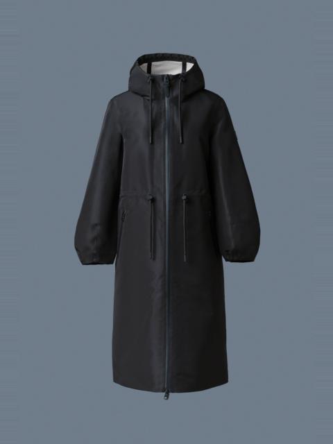 MACKAGE MEKELLE Long Recycled Technical Rain Coat