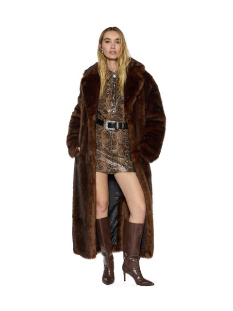 Ksubi ALTON FAUX FUR JACKET TAWNY