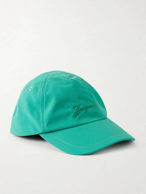 JACQUEMUS Baluchon Logo-Embroidered Shell Baseball Cap
